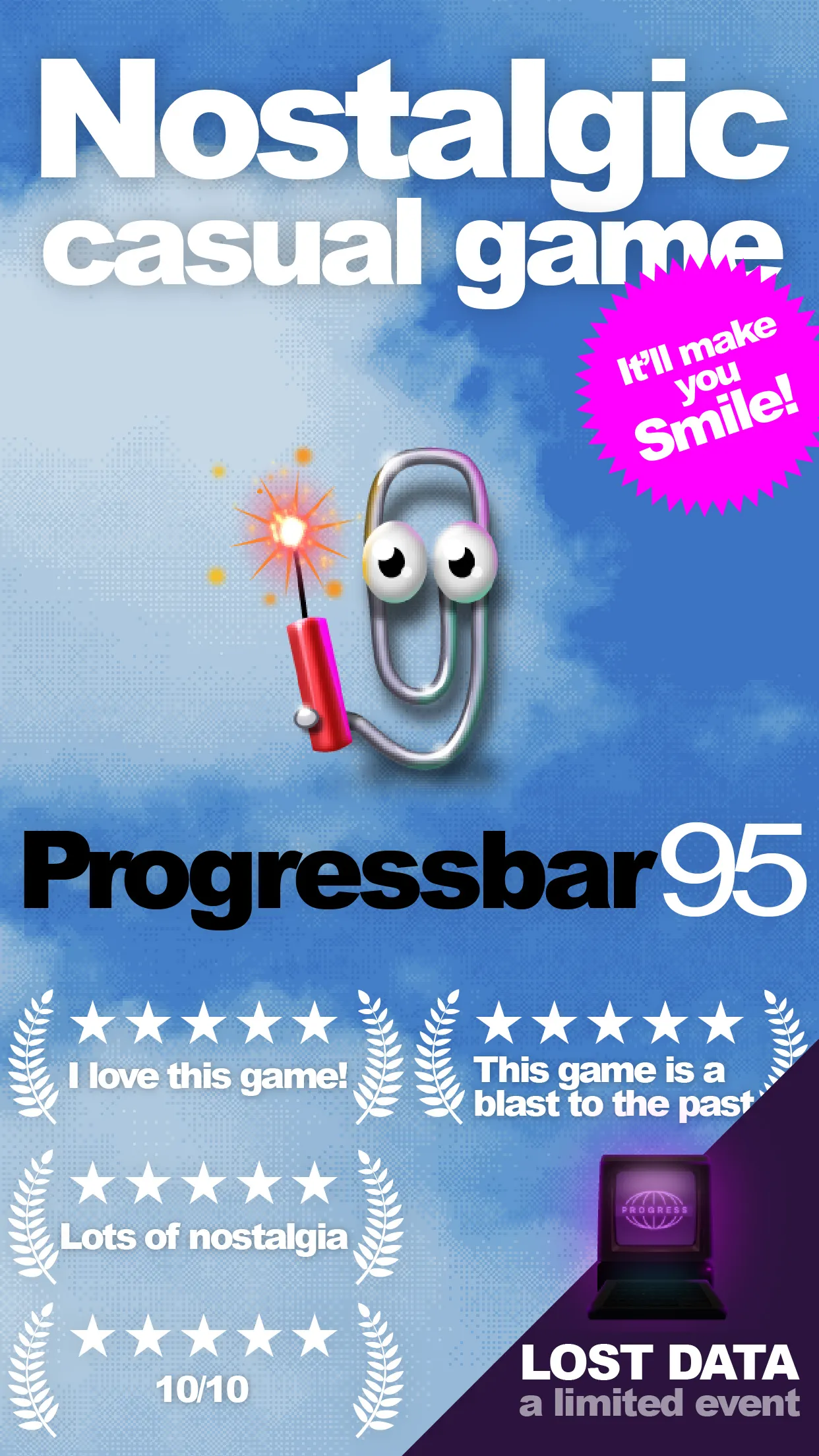 Progressbar95 - nostalgic game | Indus Appstore | Screenshot