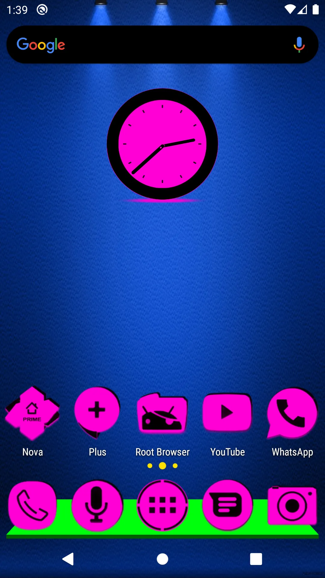 Pink and Black Icon Pack | Indus Appstore | Screenshot