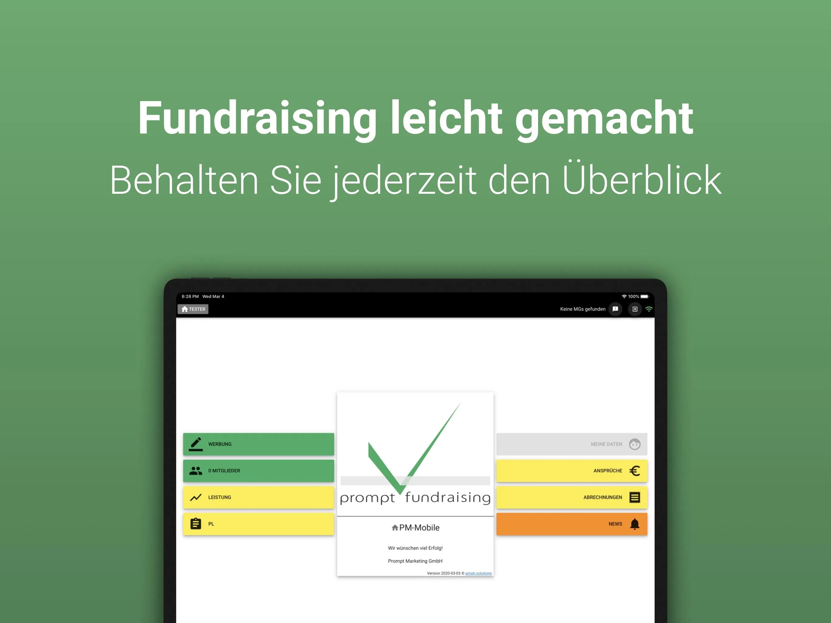 Prompt Fundraising | Indus Appstore | Screenshot