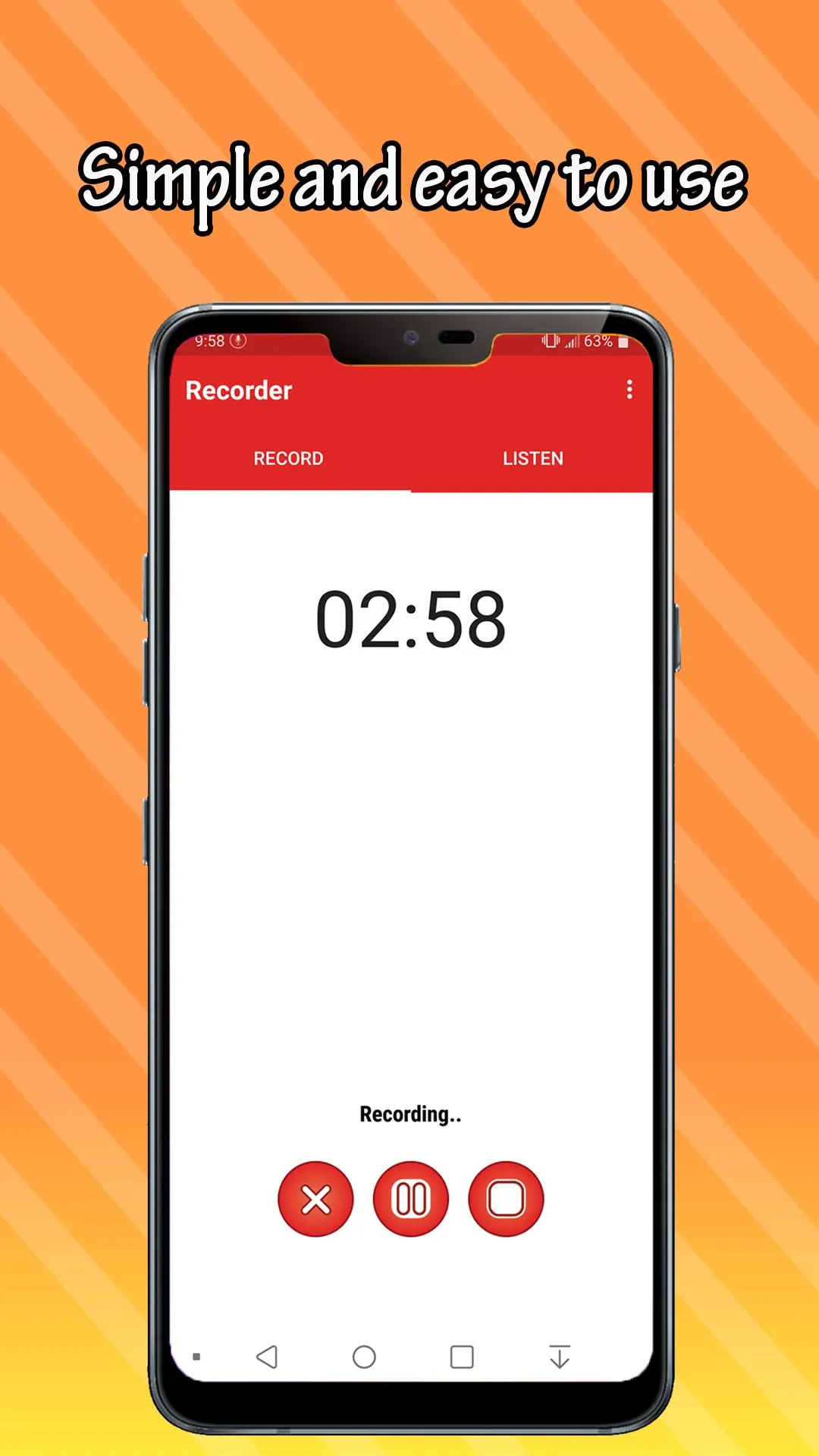 Simple recorder | Indus Appstore | Screenshot