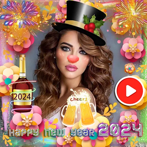 New Year Video Maker 2024 | Indus Appstore | Screenshot