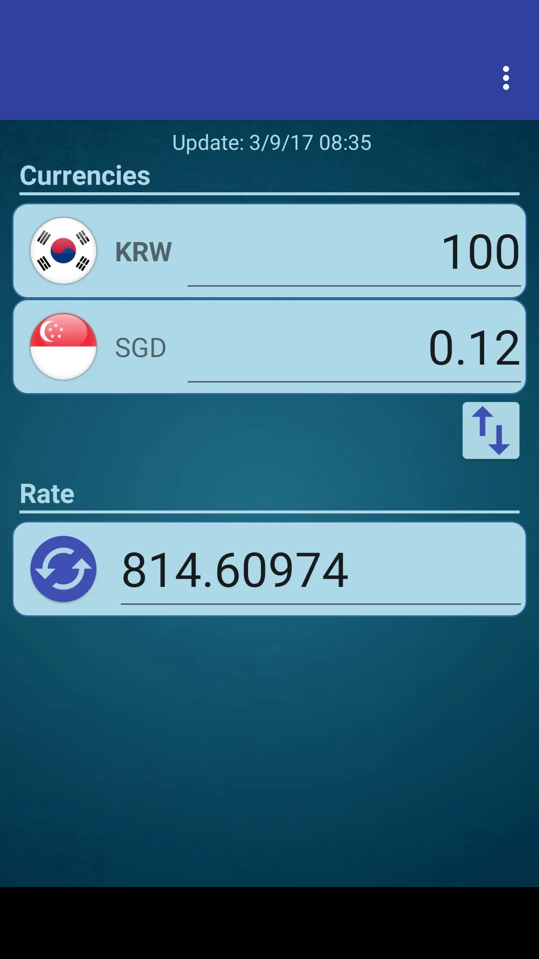 S Korea Won x Singapore Dollar | Indus Appstore | Screenshot