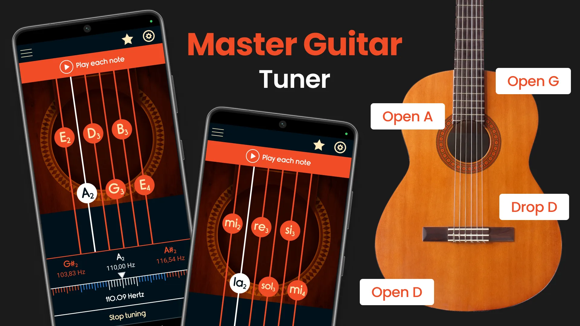 Master Guitar Tuner | Indus Appstore | Screenshot