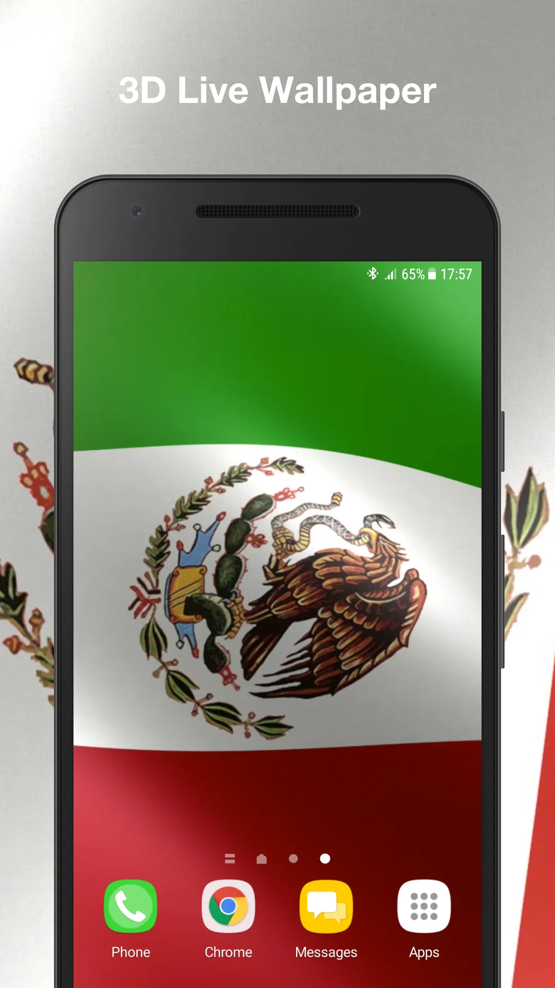 3d Mexico Flag Live Wallpaper | Indus Appstore | Screenshot