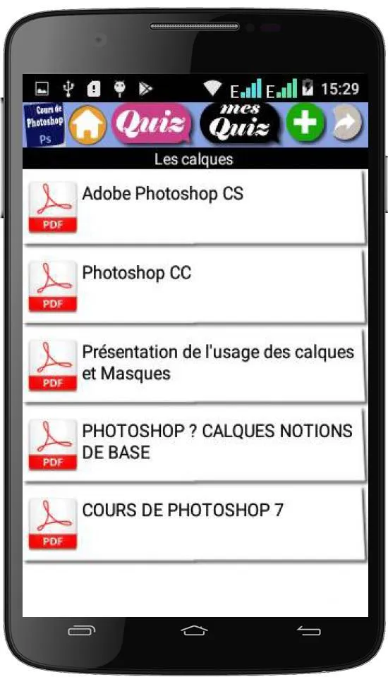 Cours de Photoshop | Indus Appstore | Screenshot