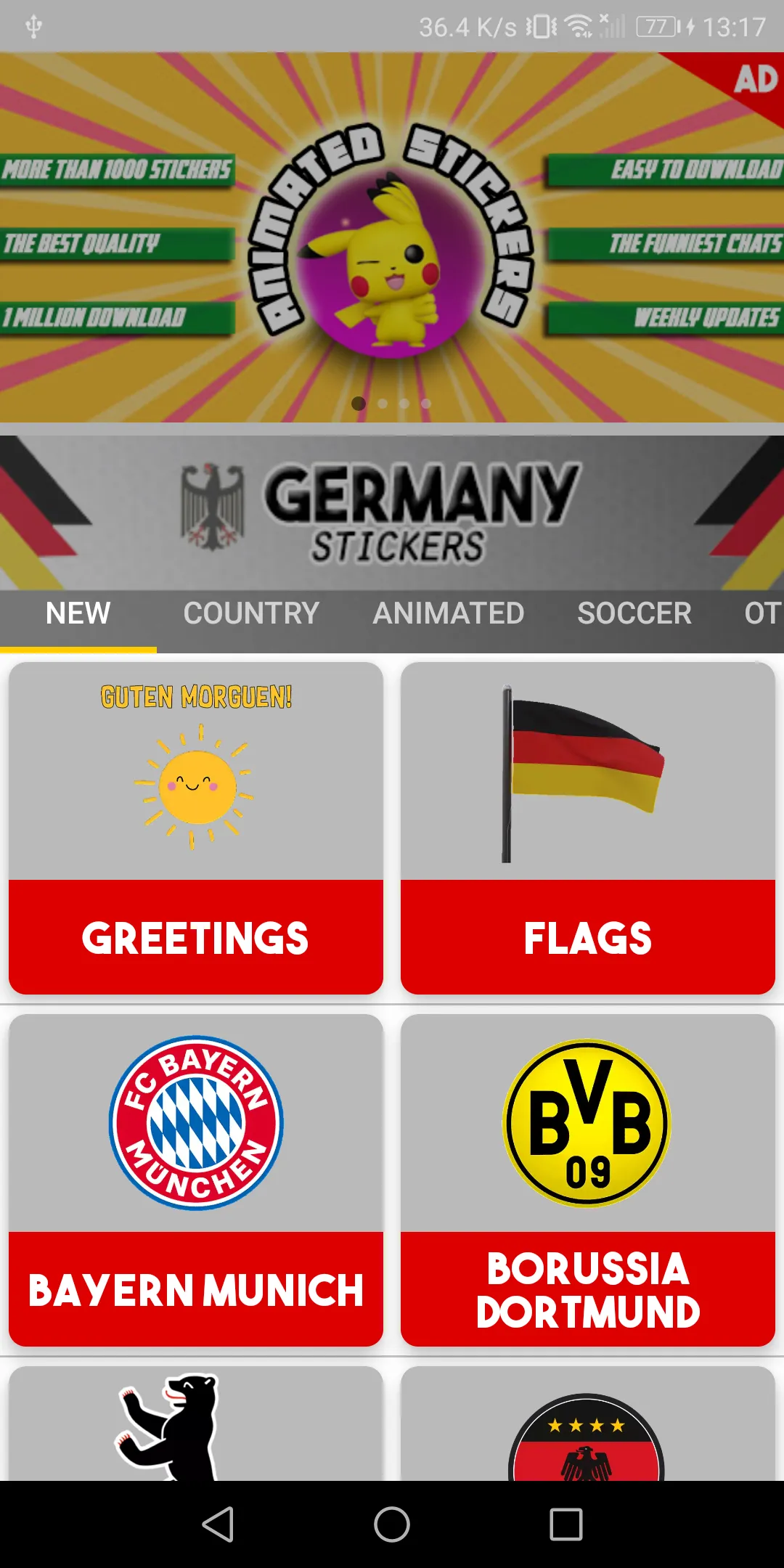 Germany Stickers for WhatsApp | Indus Appstore | Screenshot