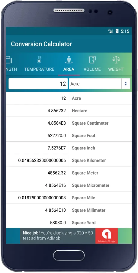 Conversion Calculator | Indus Appstore | Screenshot