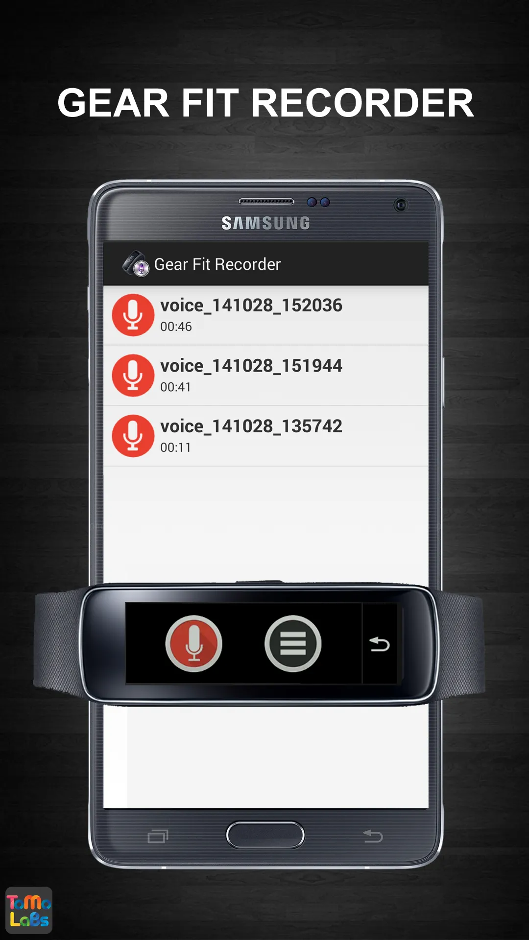 Gear Fit Recorder | Indus Appstore | Screenshot