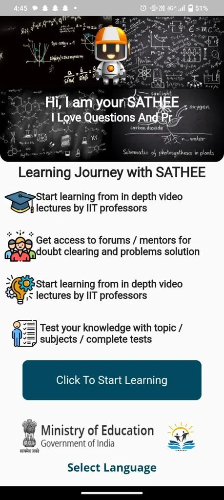 SATHEE | Indus Appstore | Screenshot