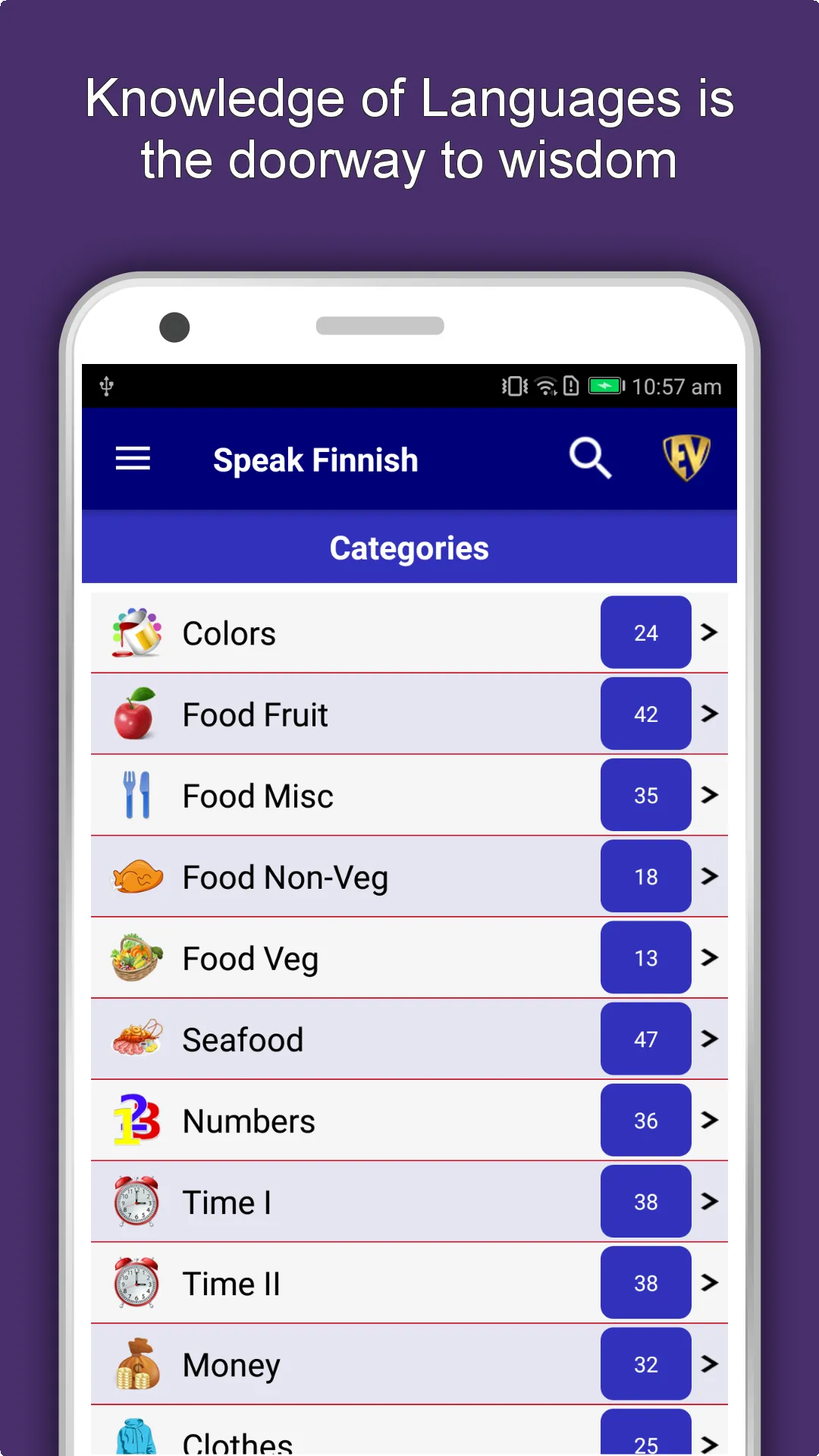 Learn Finnish Language Offline | Indus Appstore | Screenshot