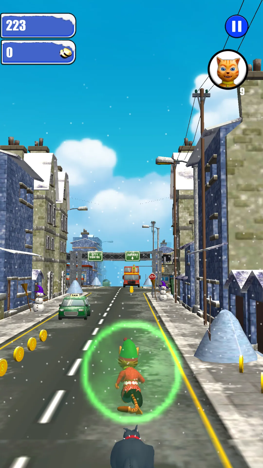 Leo Cat Ice Run - Frozen City | Indus Appstore | Screenshot