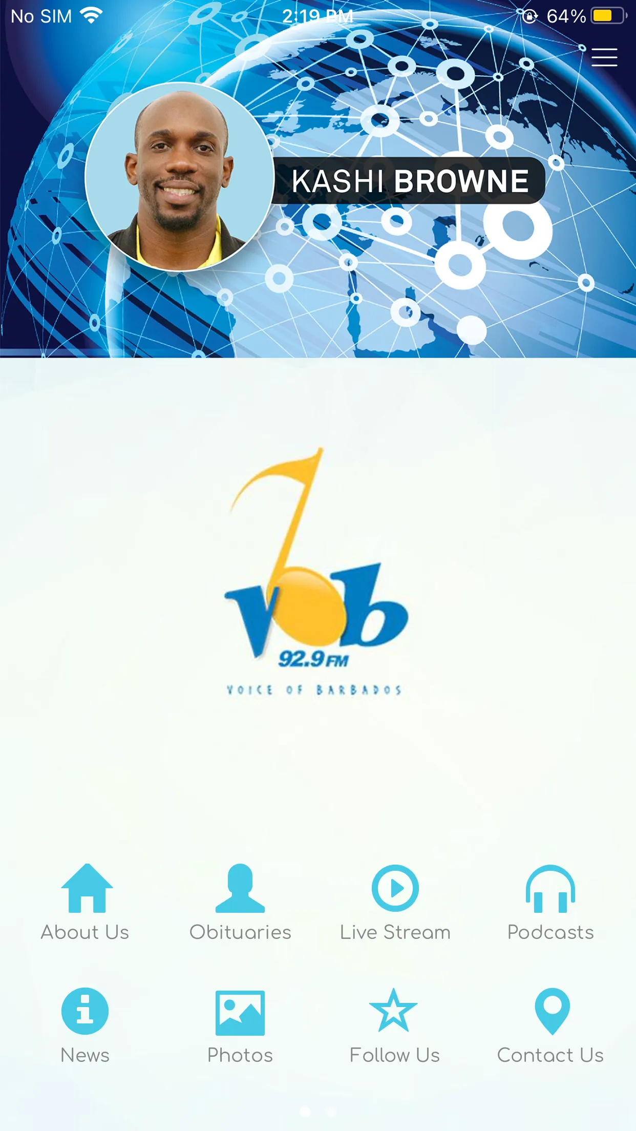 Voice of Barbados (VOB) | Indus Appstore | Screenshot