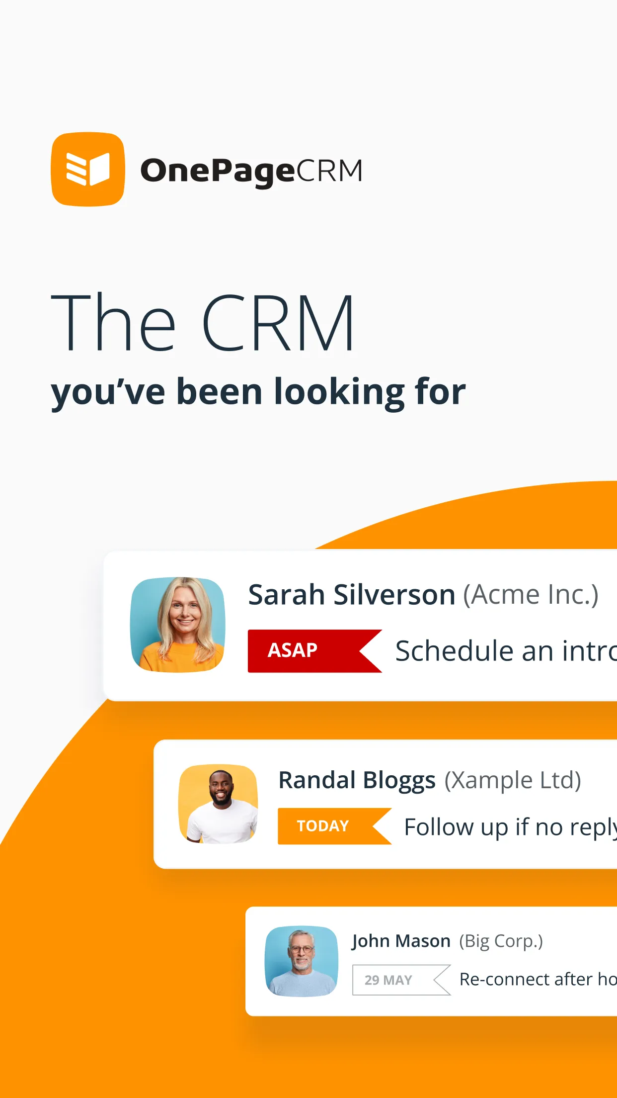 OnePageCRM - Simple CRM System | Indus Appstore | Screenshot