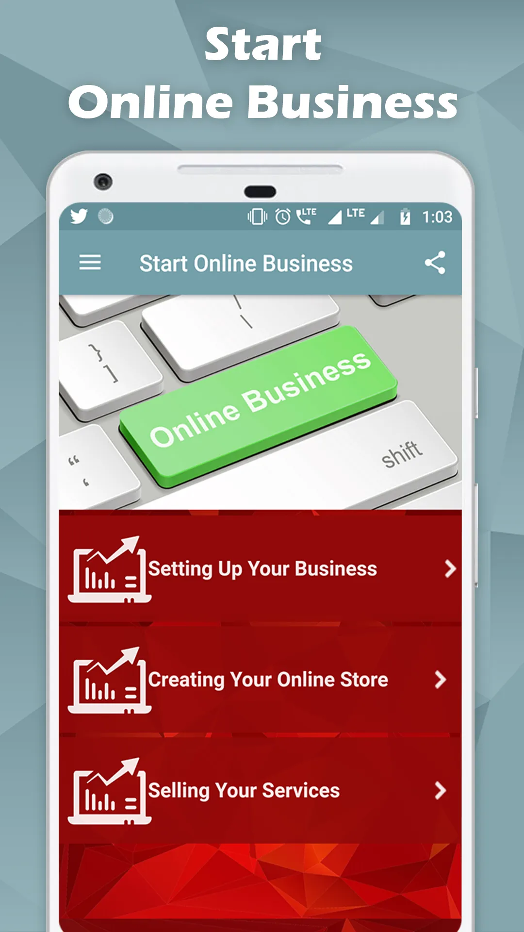 Start Online Business Tips | Indus Appstore | Screenshot