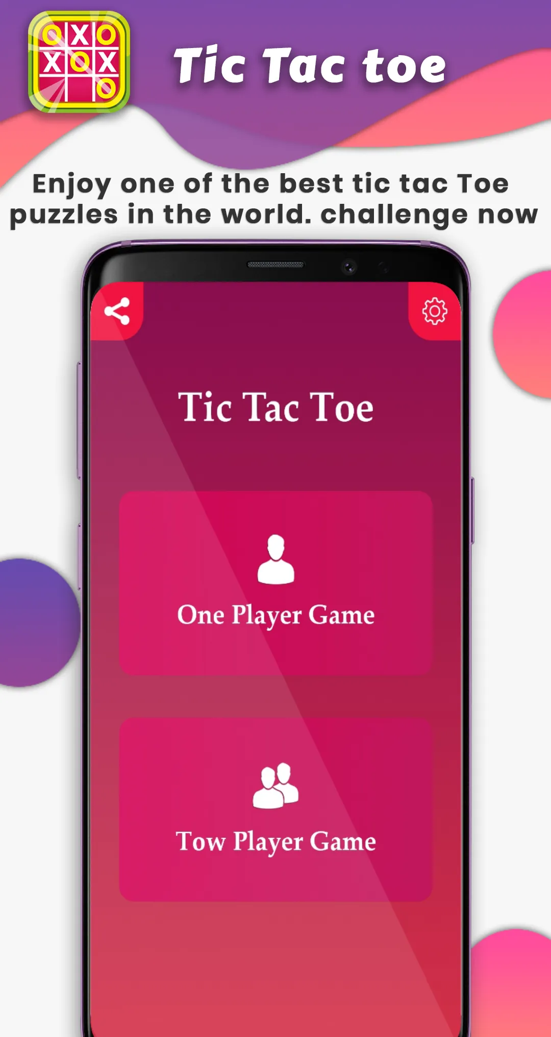 Tic Tac Toe | Indus Appstore | Screenshot