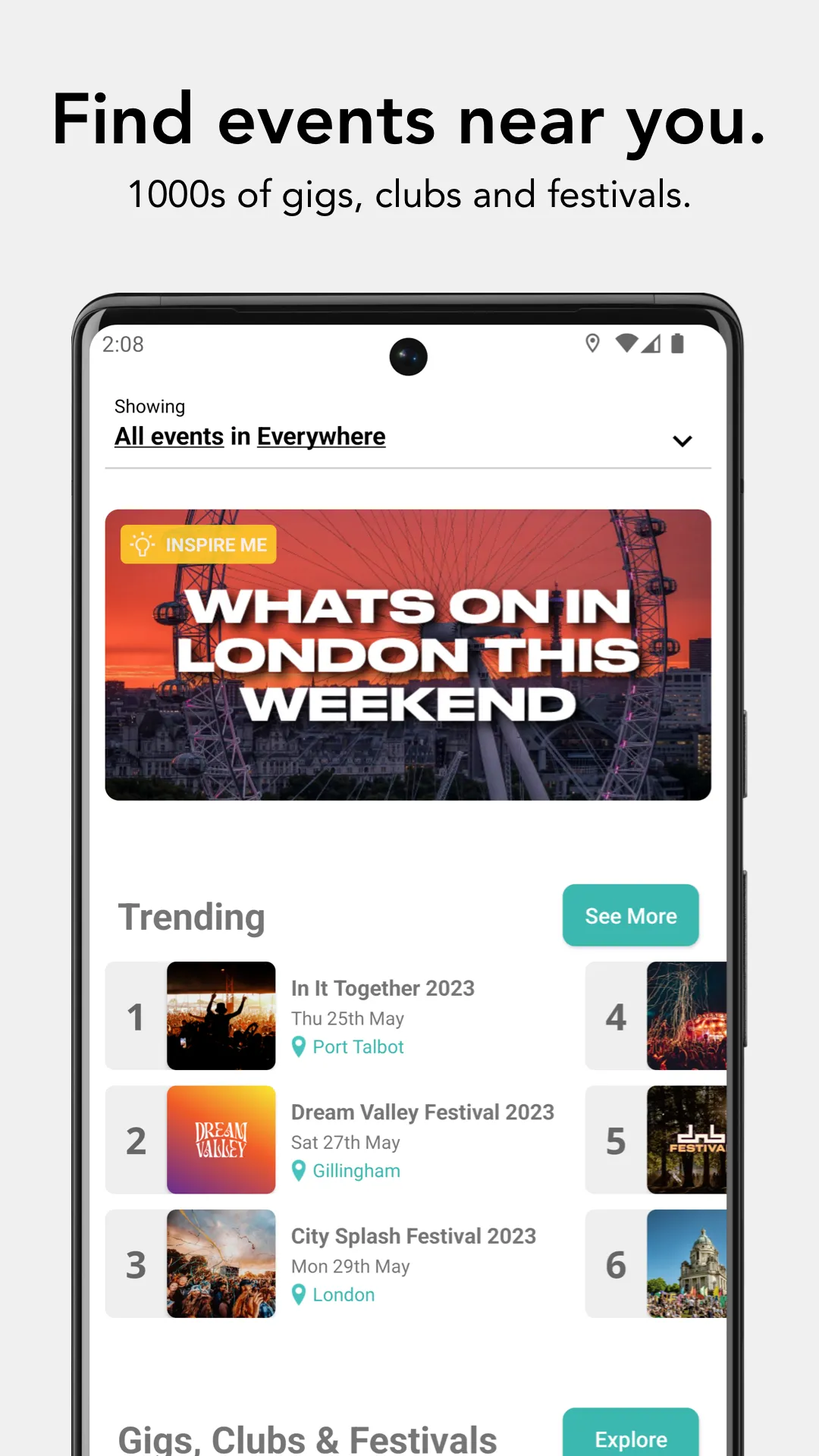 Skiddle: Gigs Clubs Festivals | Indus Appstore | Screenshot