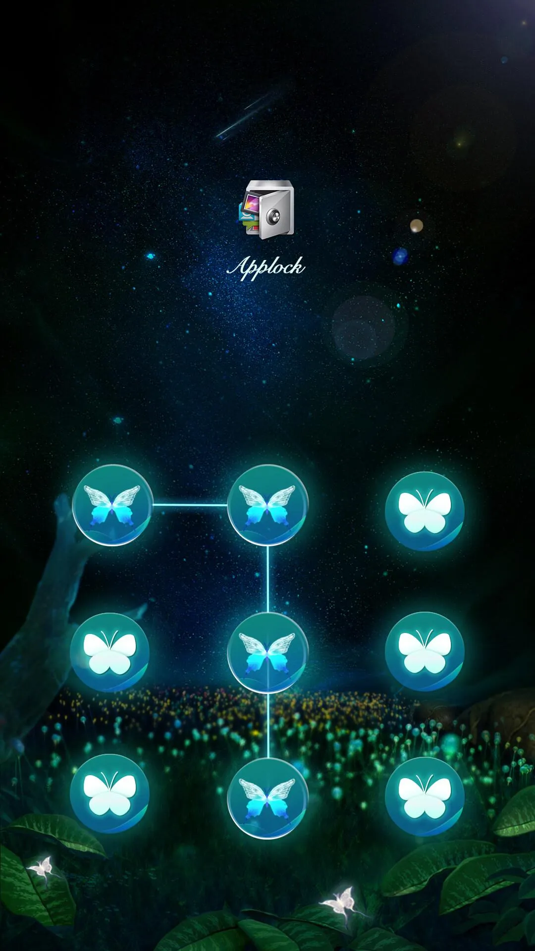 AppLock Theme Flying Butterfly | Indus Appstore | Screenshot