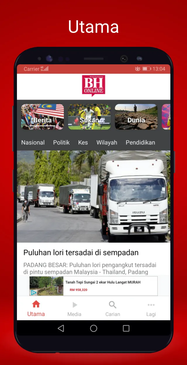 Berita Harian Mobile | Indus Appstore | Screenshot