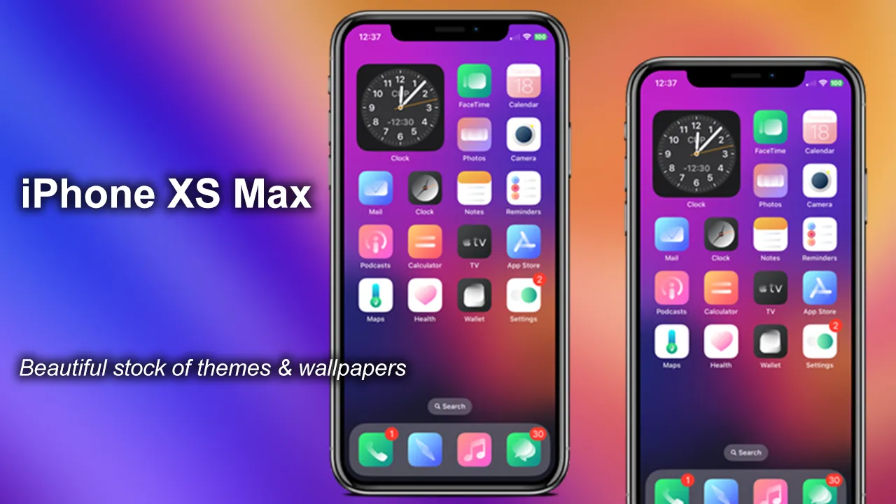 iPhone XS Max Launcher 2024 | Indus Appstore | Screenshot