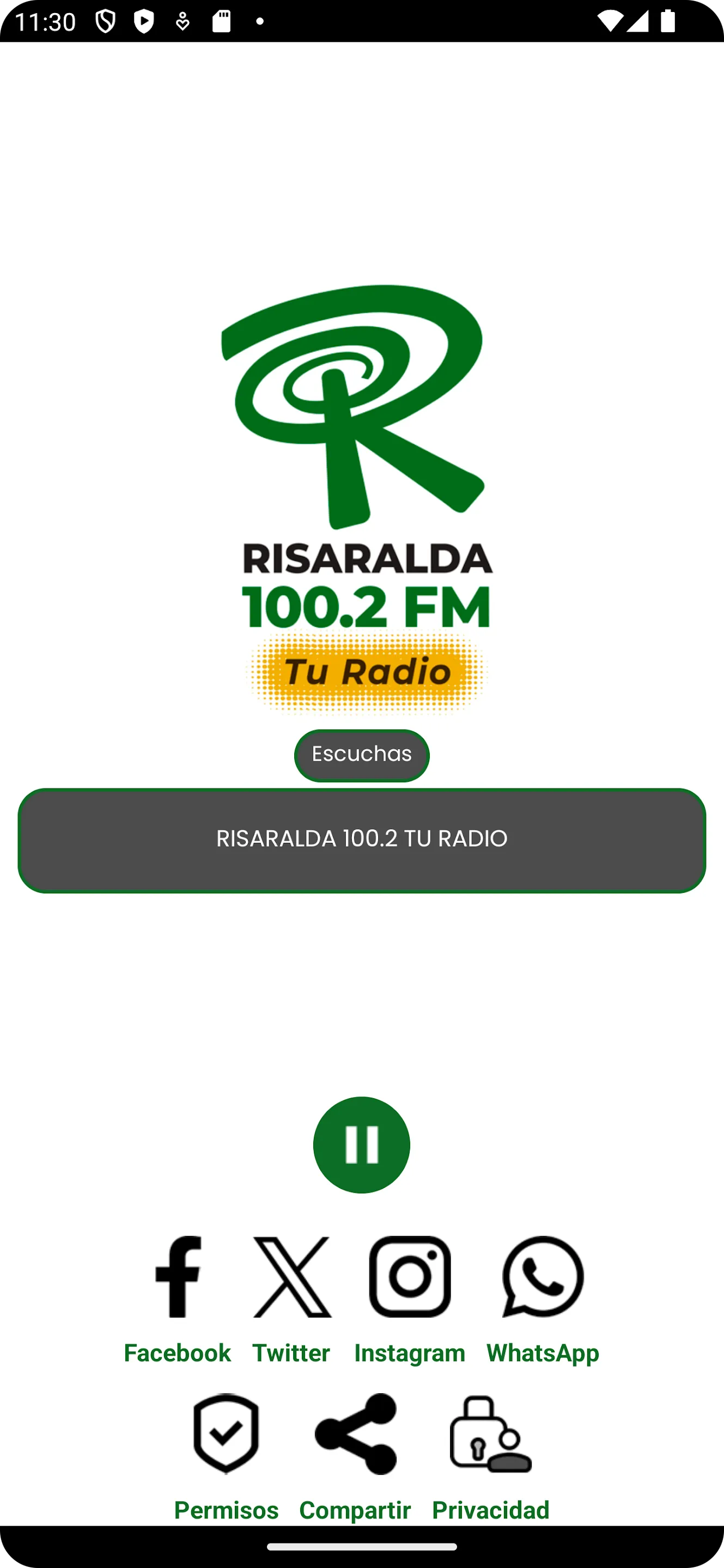 Risaralda 100.2 FM TU RADIO | Indus Appstore | Screenshot