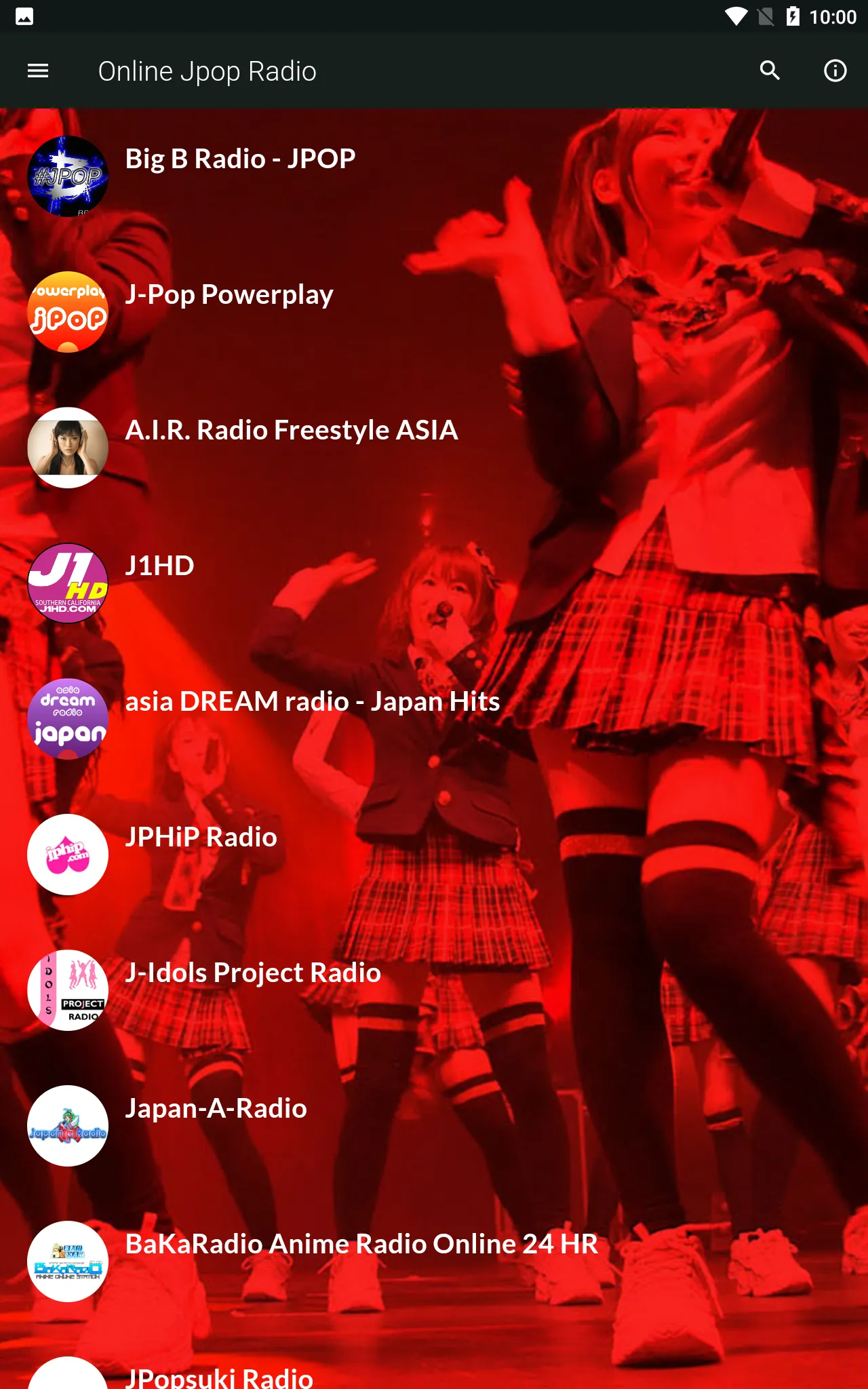 Online Jpop Radio | Indus Appstore | Screenshot