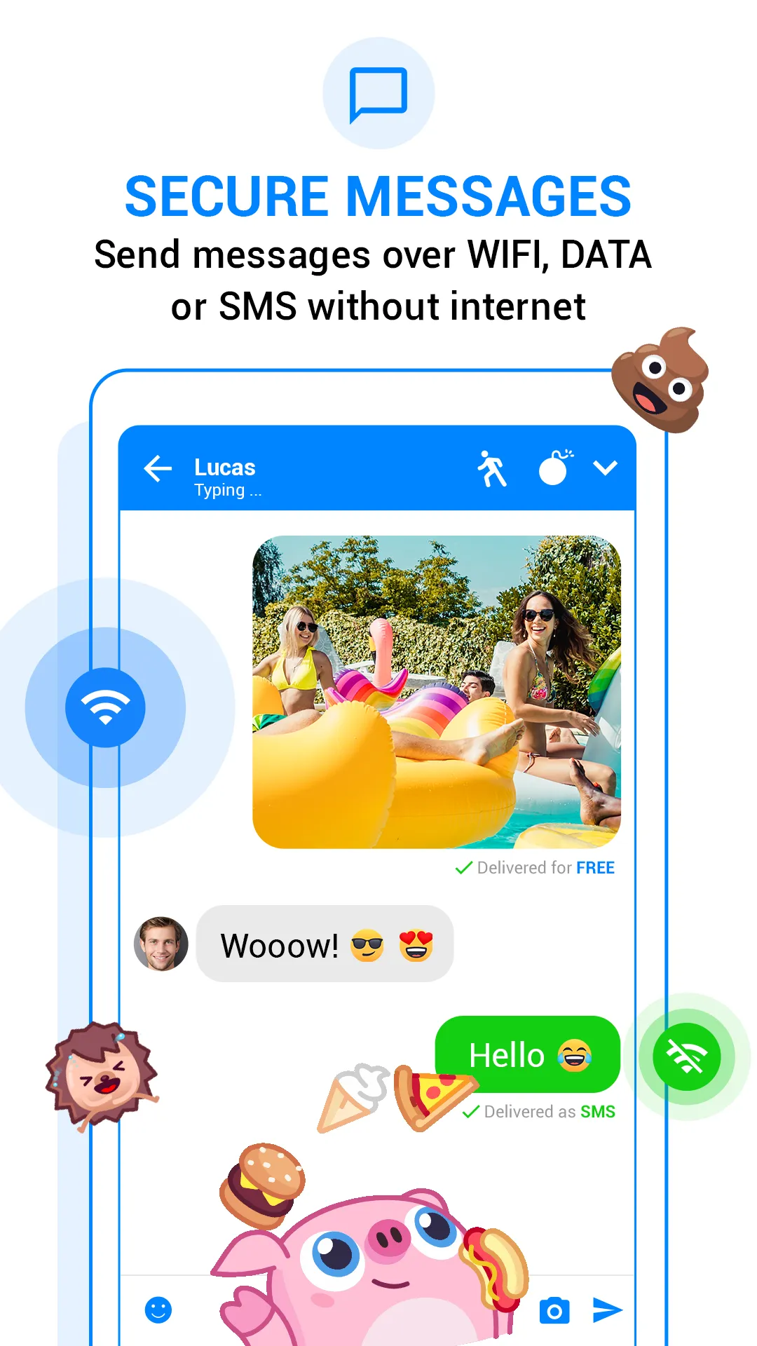 Messenger SMS - Text messages | Indus Appstore | Screenshot