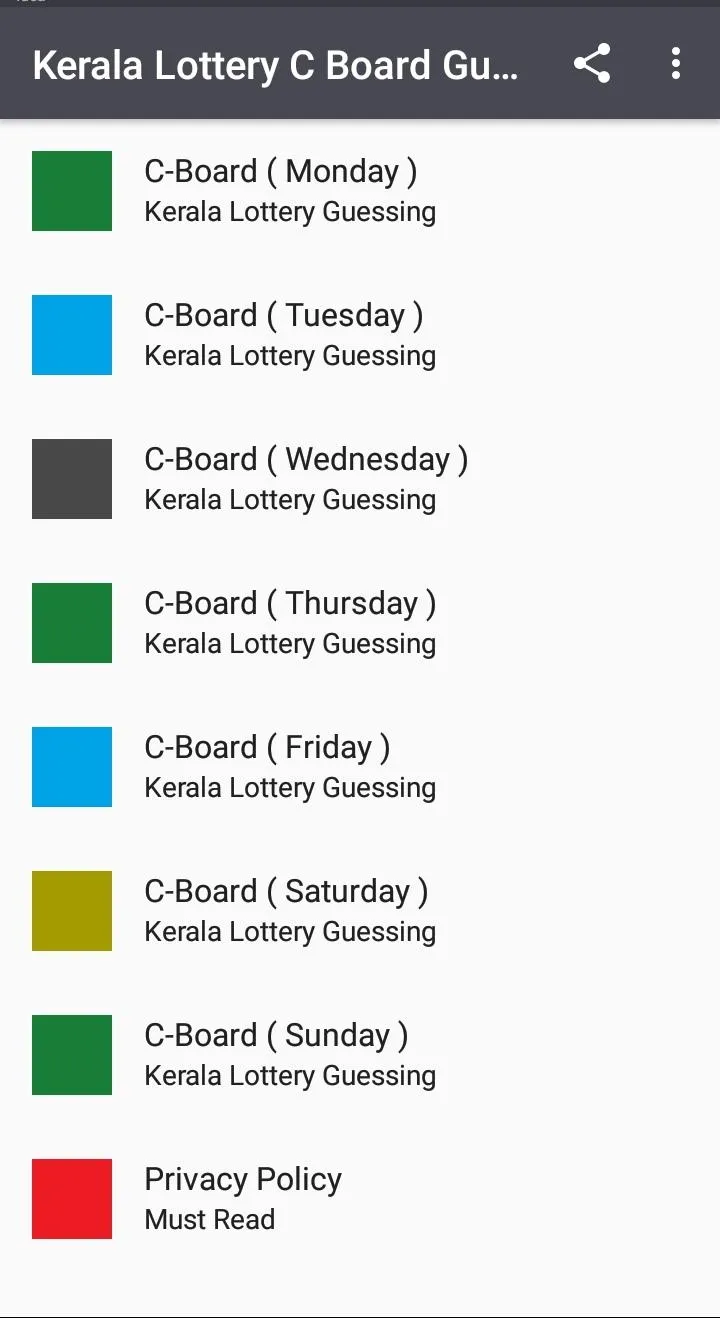 Kerala Lottery C Board Guessin | Indus Appstore | Screenshot