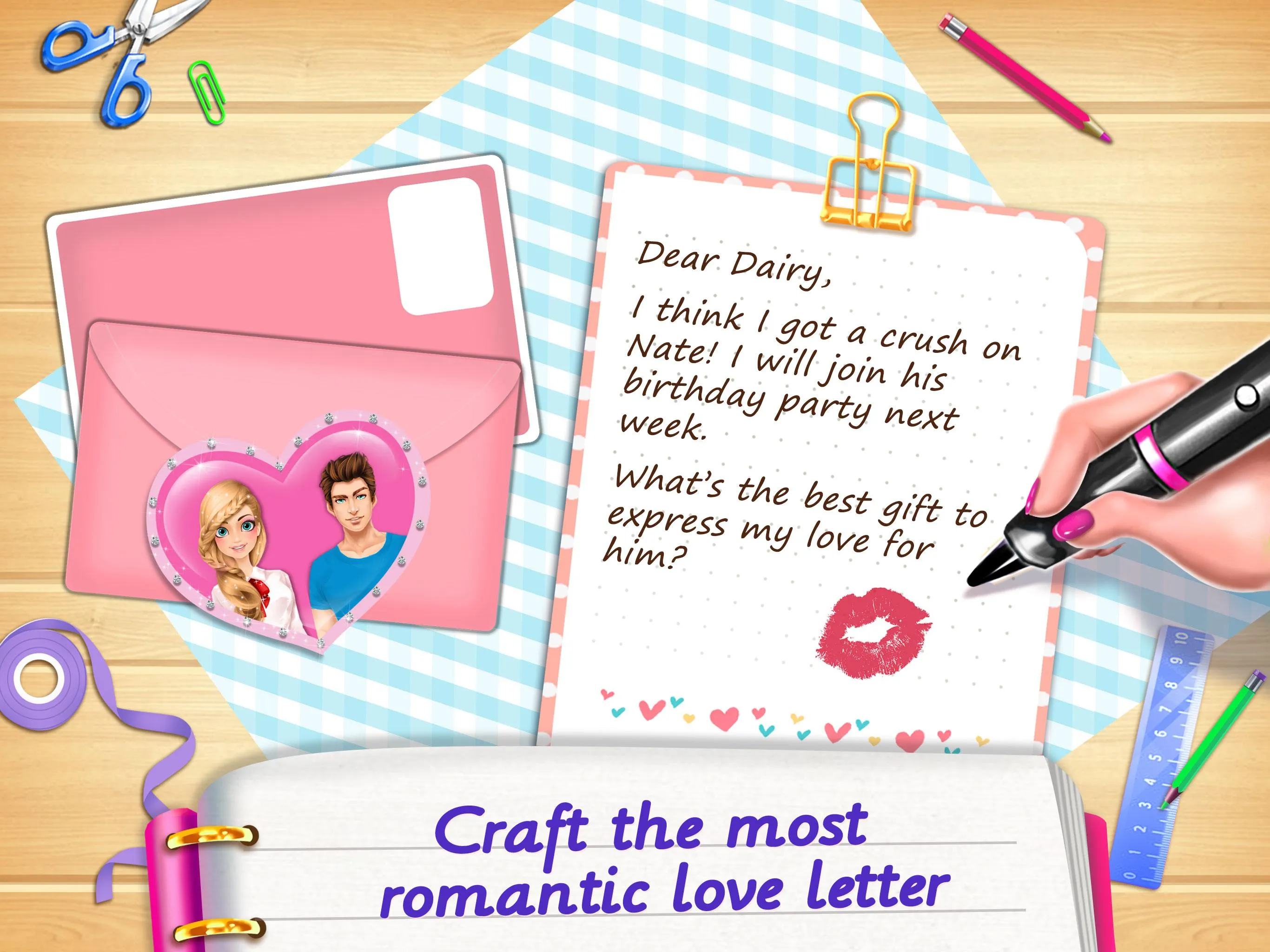 Secret Love Diary! Story Games | Indus Appstore | Screenshot