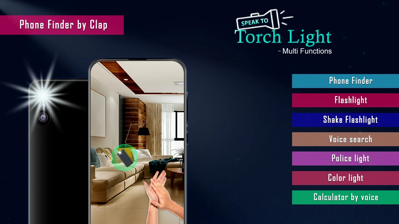 Speak to Torch Light - Clap | Indus Appstore | Screenshot