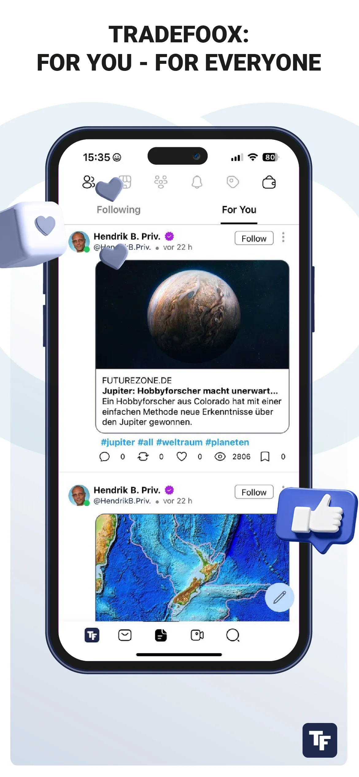 TRADEFOOX Video-Community | Indus Appstore | Screenshot