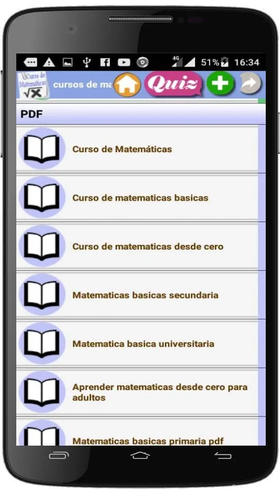 Curso de Matemáticas | Indus Appstore | Screenshot