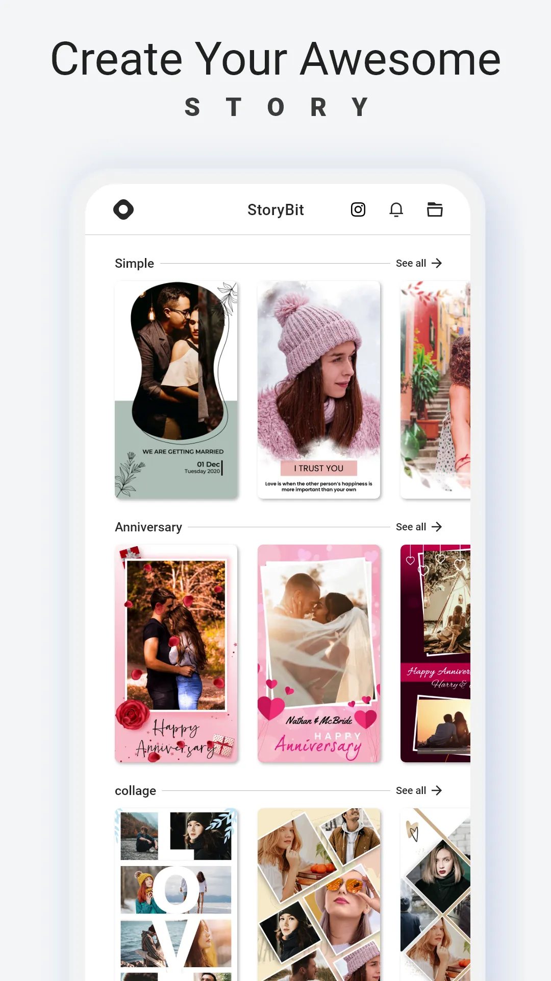 Story Bit | Story Video Maker | Indus Appstore | Screenshot