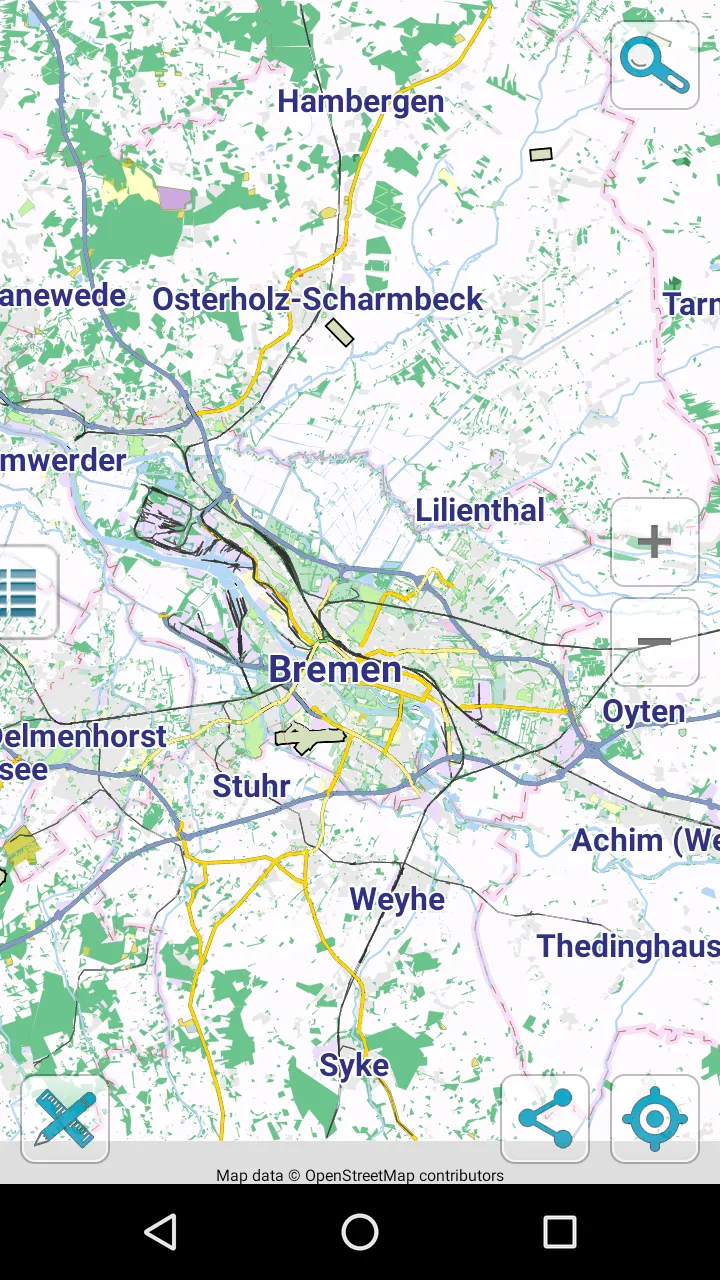 Map of Bremen offline | Indus Appstore | Screenshot