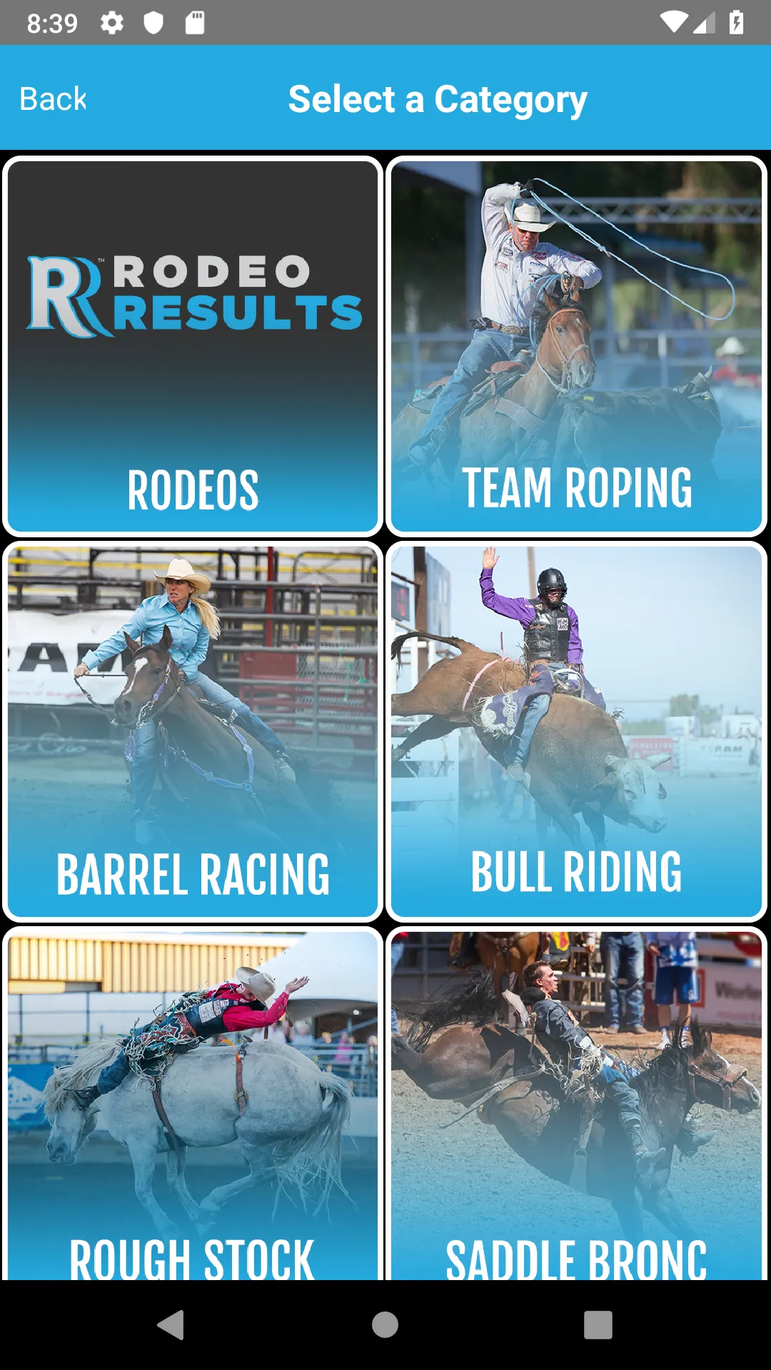 Rodeo Results | Indus Appstore | Screenshot