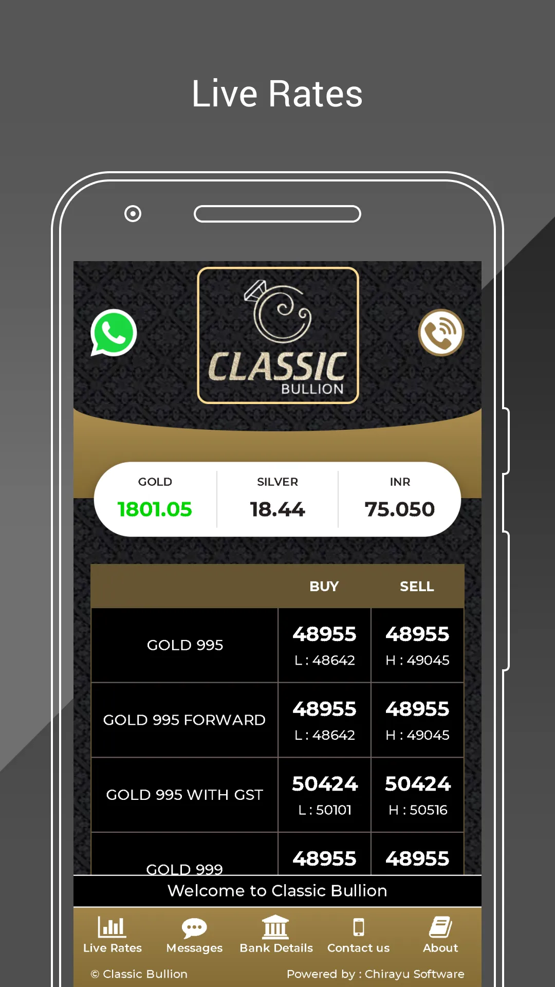 Classic Bullion | Indus Appstore | Screenshot