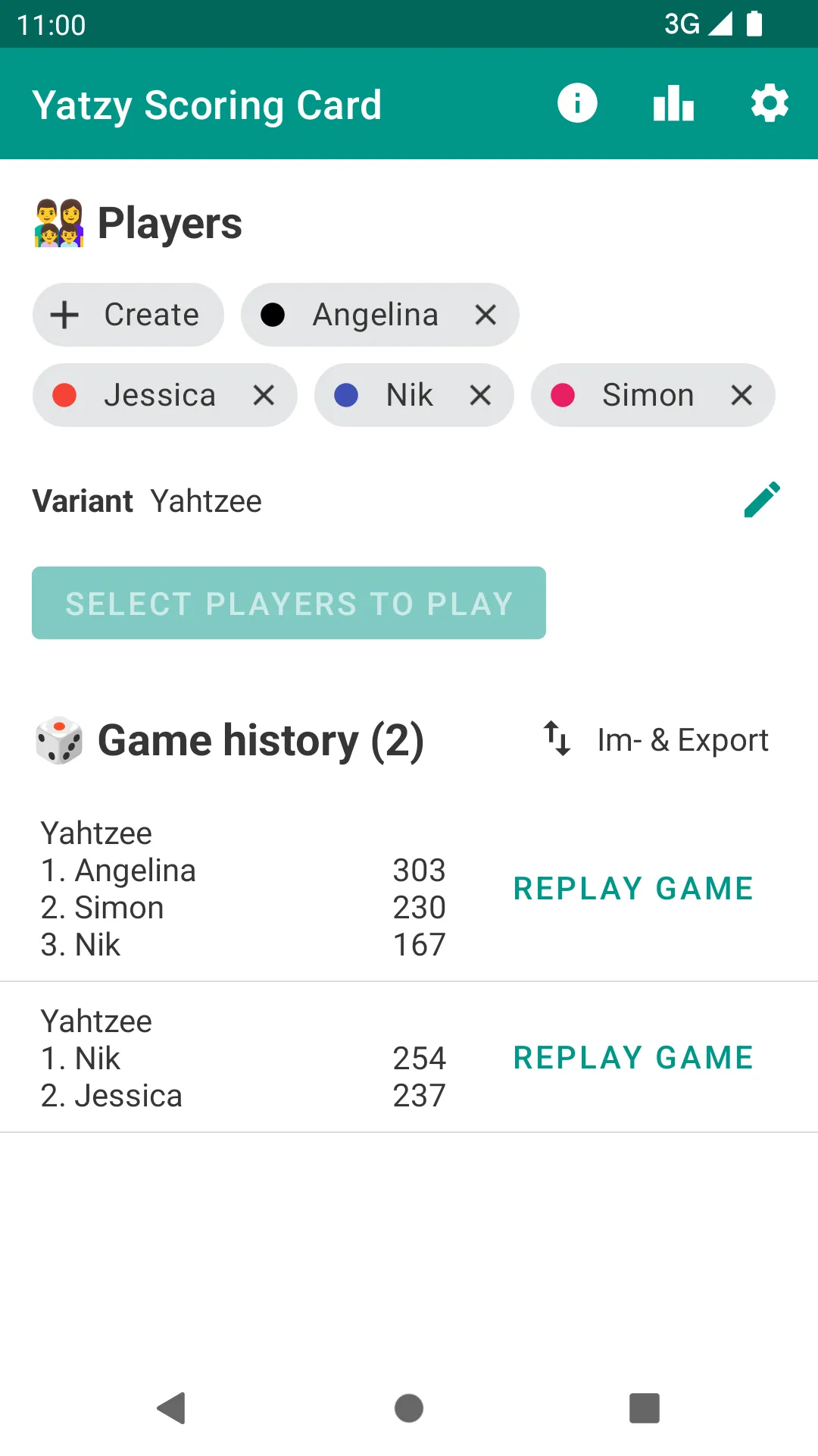 Yatzy Scoring Card for Yahtzee | Indus Appstore | Screenshot