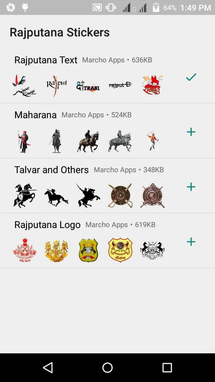 Rajput Stickers For WhatsApp | Indus Appstore | Screenshot