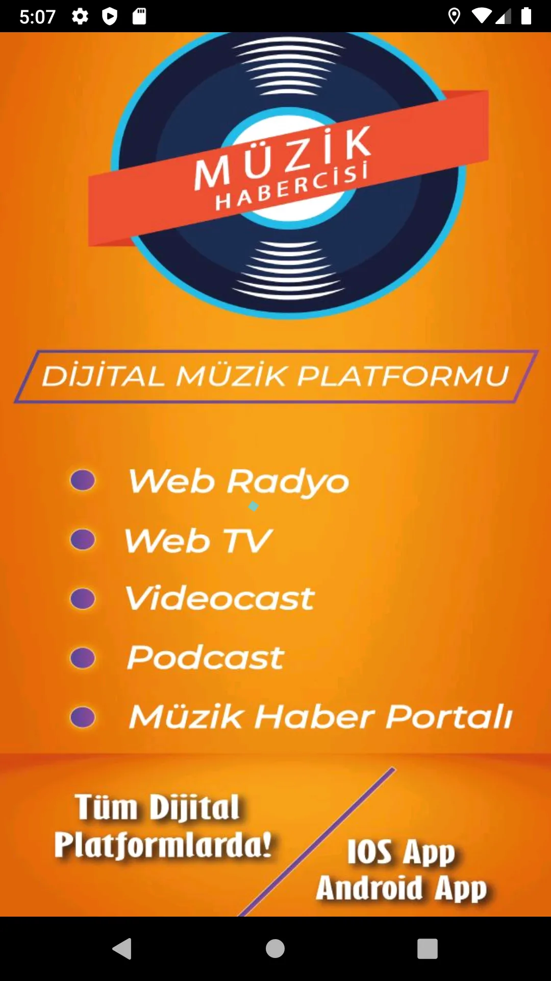 Müzik Habercisi | Indus Appstore | Screenshot