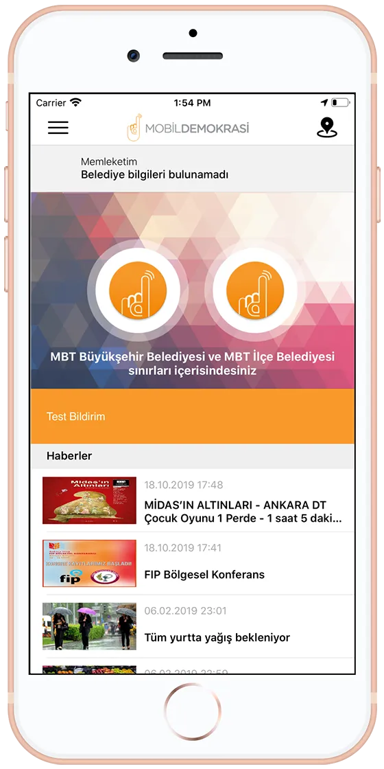 Mobil Demokrasi Türkiye | Indus Appstore | Screenshot