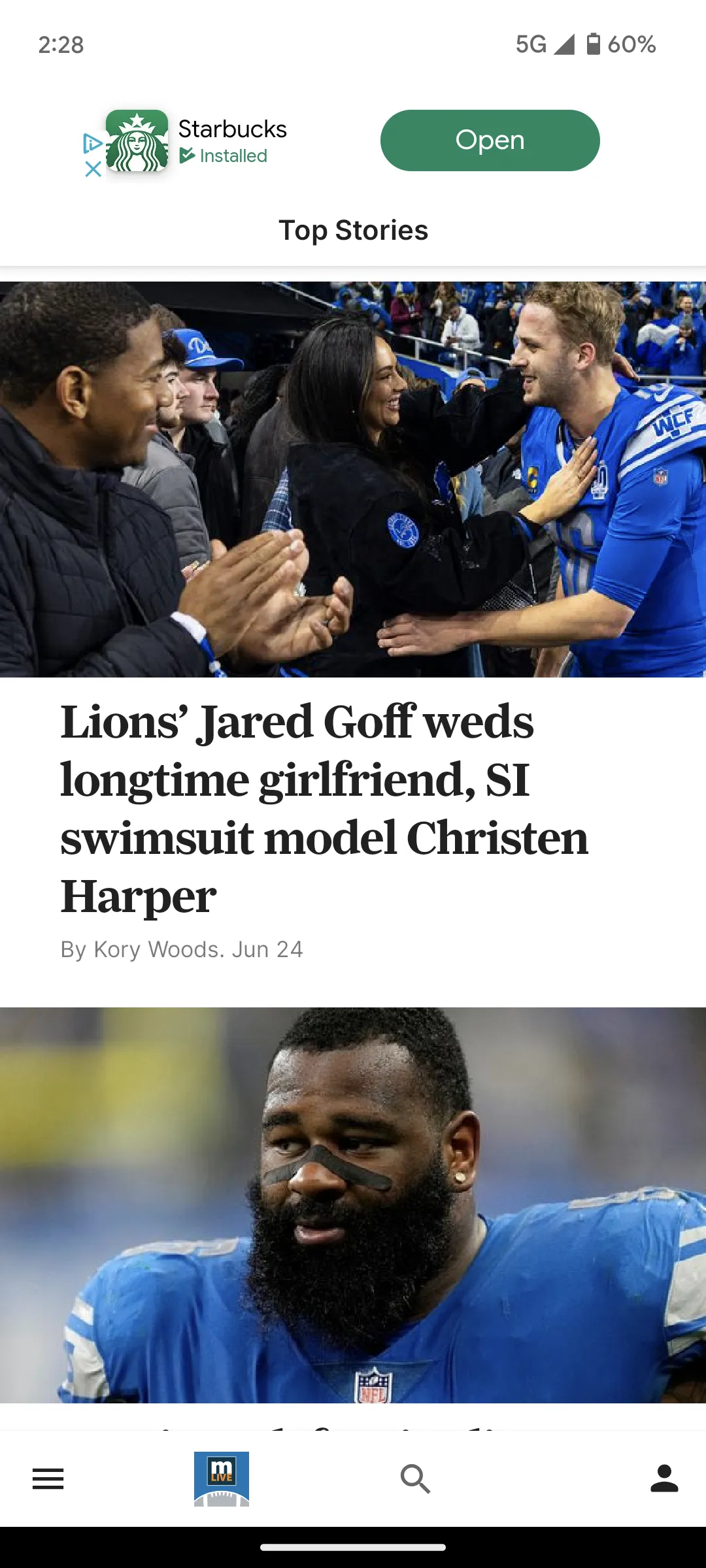 MLive.com: Detroit Lions News | Indus Appstore | Screenshot