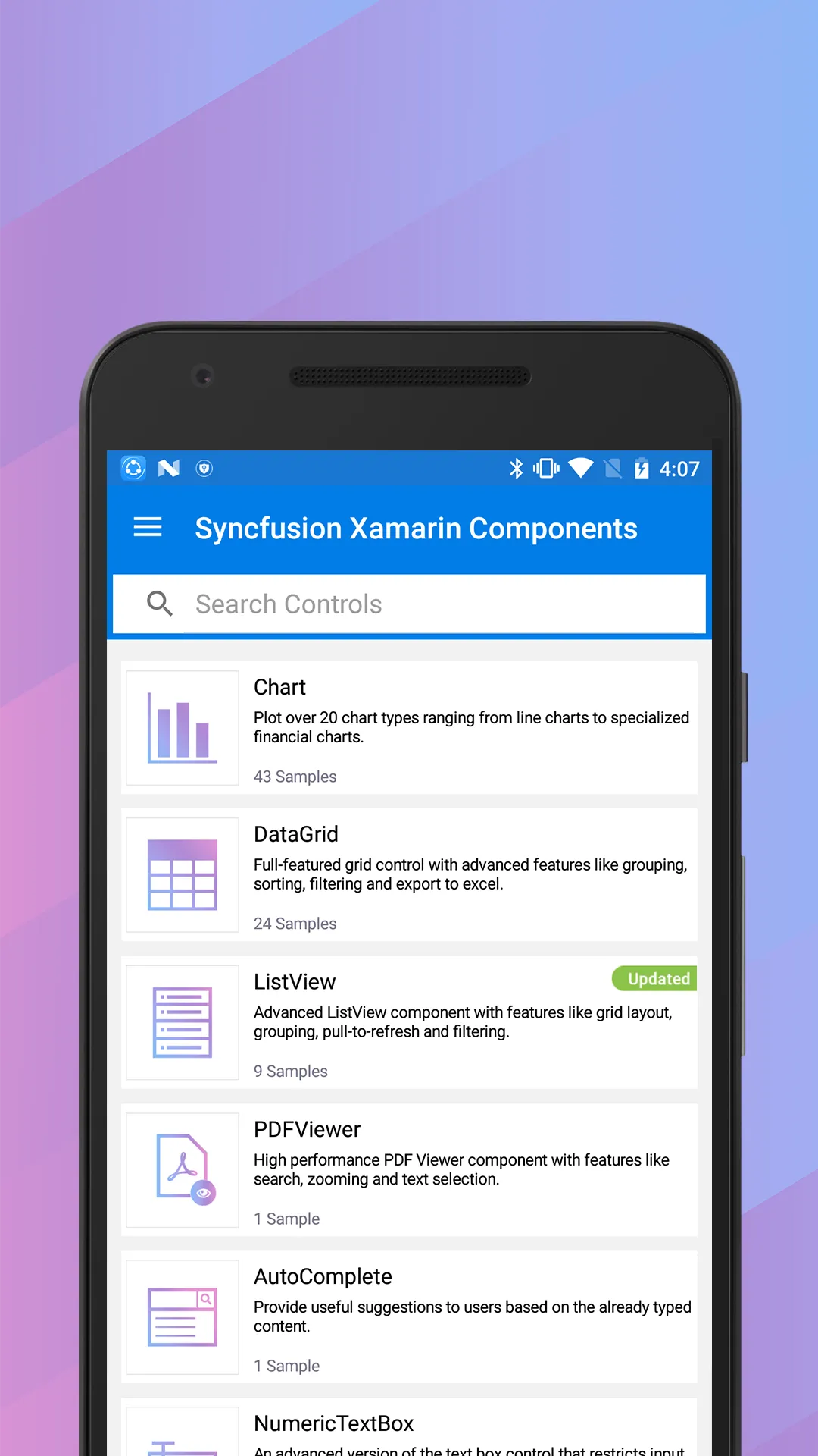 Syncfusion Xamarin UI Controls | Indus Appstore | Screenshot