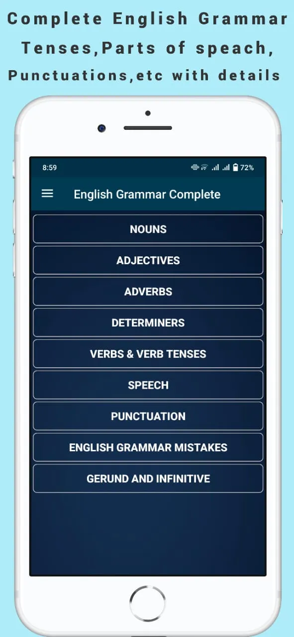 Complete English grammar Book | Indus Appstore | Screenshot