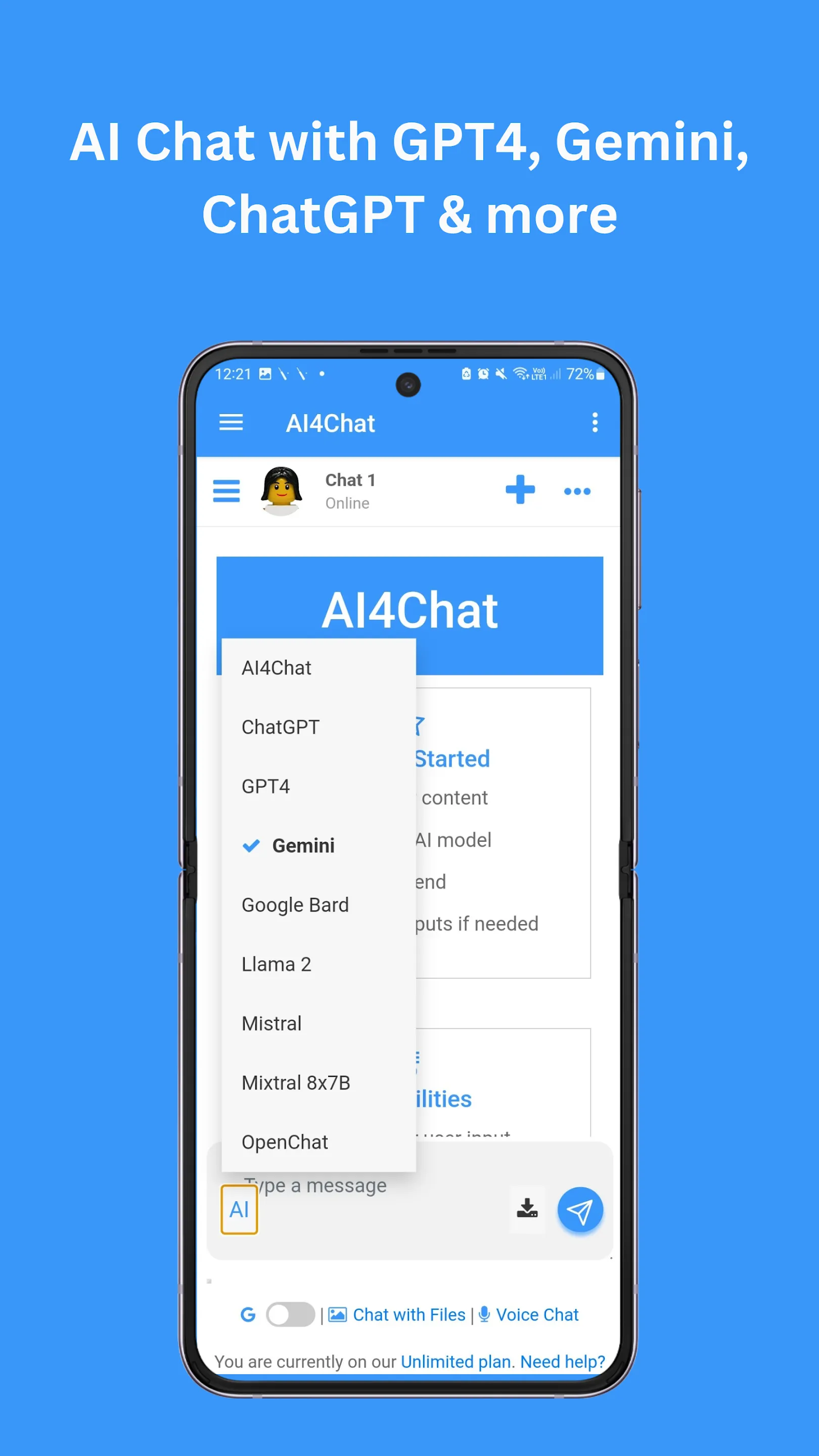 AI4Chat: Chat/Art/Music/Video | Indus Appstore | Screenshot