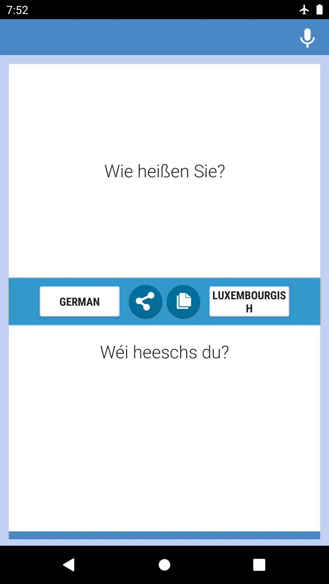 Däitsch-Lëtzebuergesch Iwwerse | Indus Appstore | Screenshot