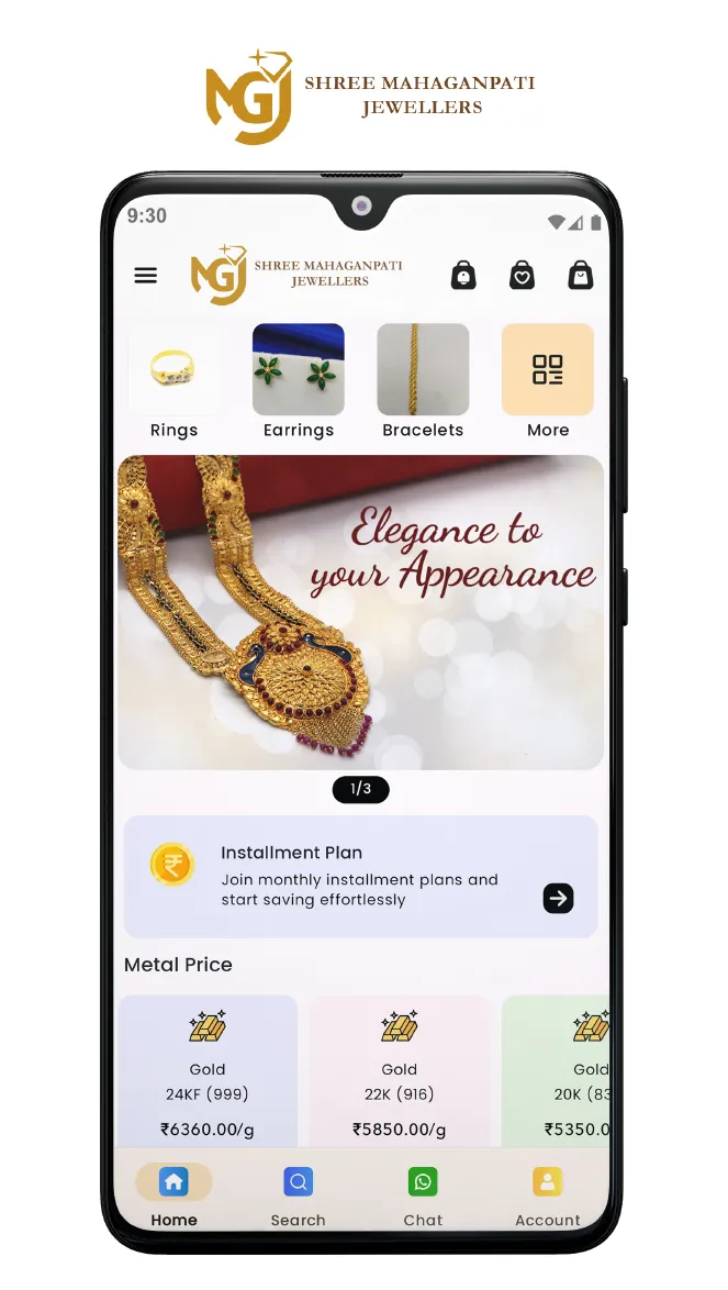 M G Jewellers | Indus Appstore | Screenshot