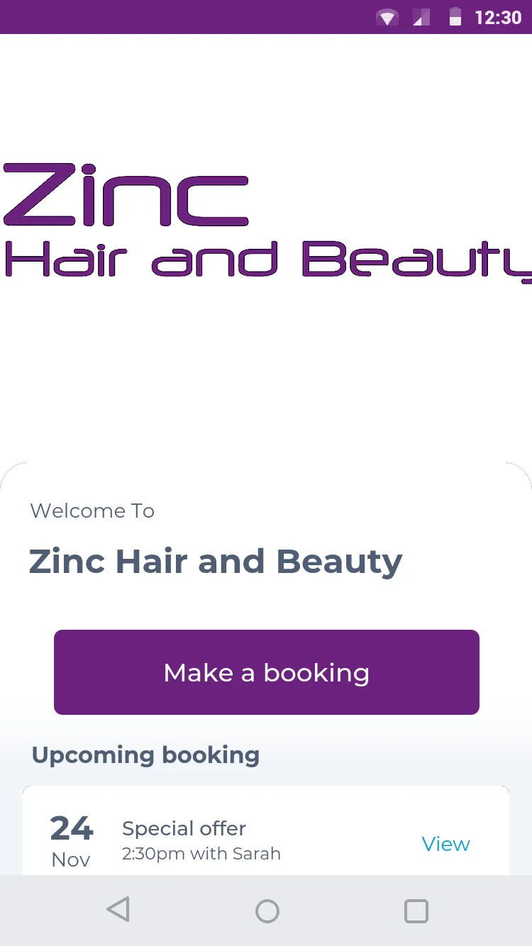 Zinc Hair and Beauty | Indus Appstore | Screenshot