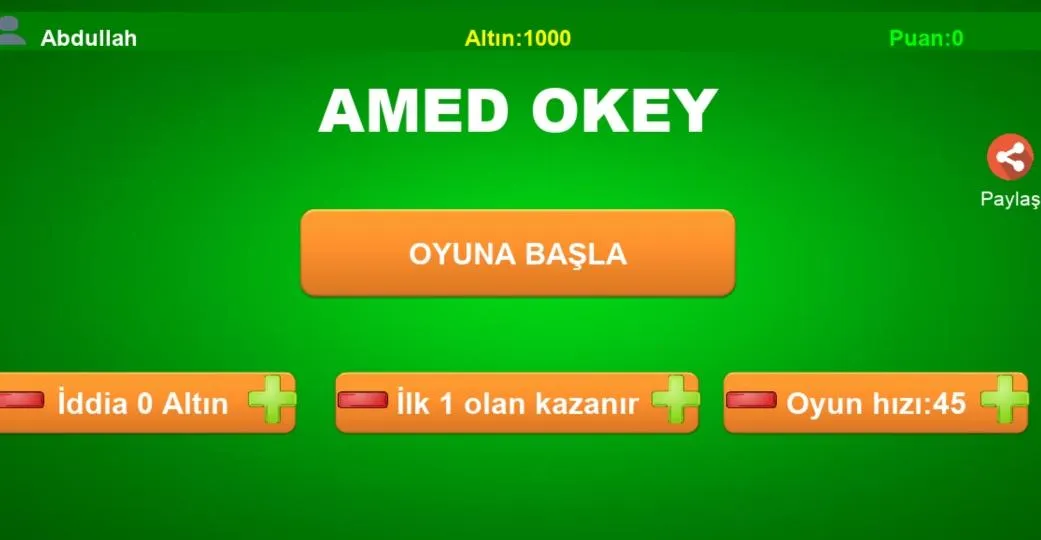 AMED Okey (İnternetsiz) | Indus Appstore | Screenshot