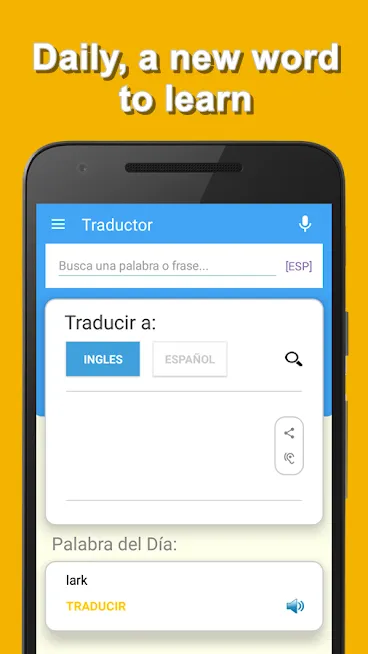 English to Spanish Translator | Indus Appstore | Screenshot