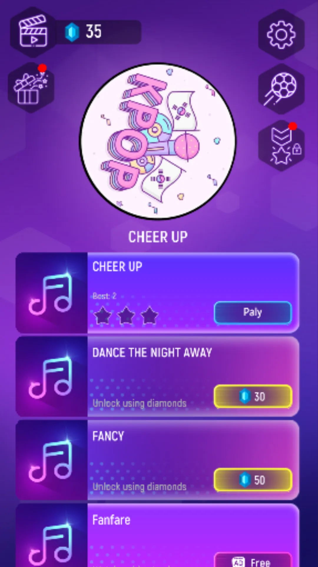 Tiles Rush : KPOP Hop Music | Indus Appstore | Screenshot