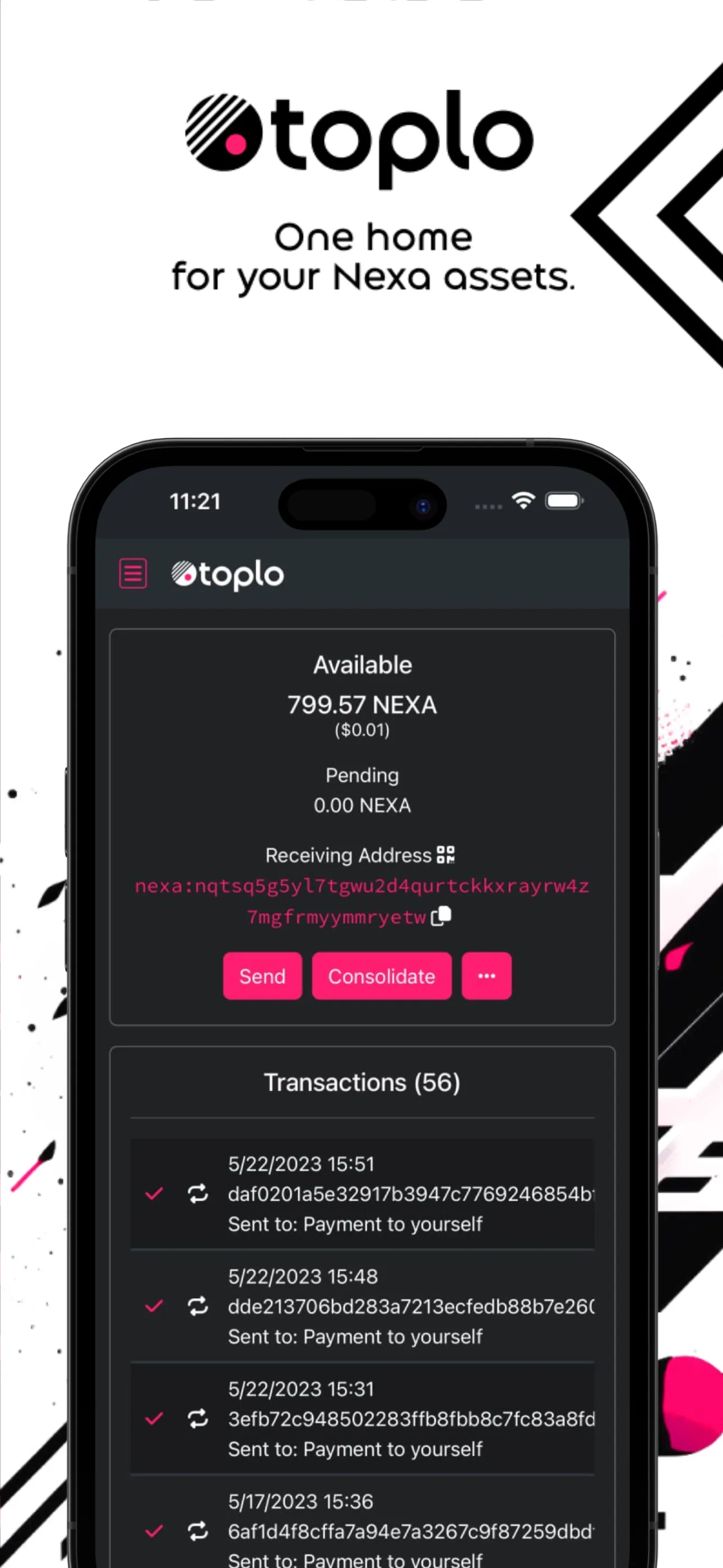 Otoplo - Nexa Wallet | Indus Appstore | Screenshot